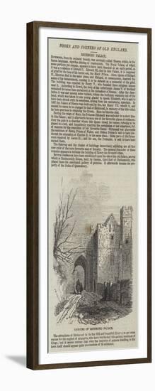 Remains of Richmond Palace-John Wykeham Archer-Framed Giclee Print