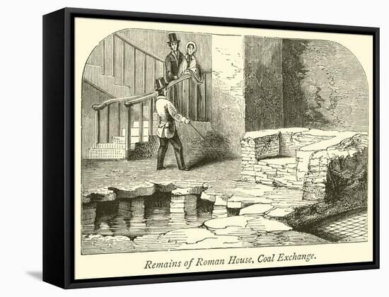 Remains of Roman House, Coal Exchange-null-Framed Stretched Canvas