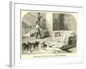 Remains of Roman House, Coal Exchange-null-Framed Giclee Print