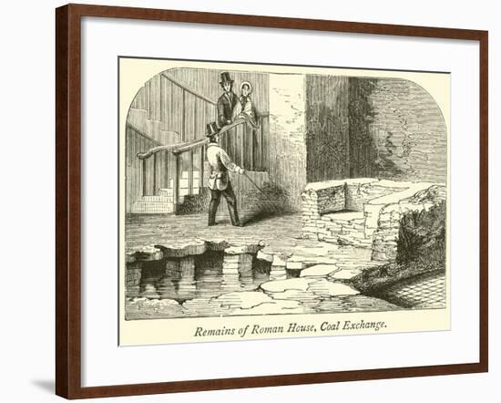 Remains of Roman House, Coal Exchange-null-Framed Giclee Print