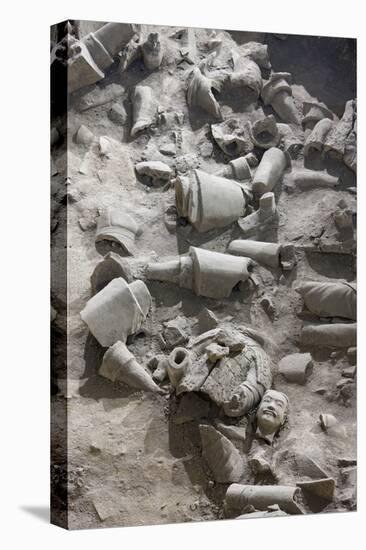 Remains of Terracotta Soldiers-null-Stretched Canvas