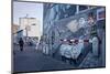 Remains of the Berlin Wall at the East Side Gallery in Berlin, Germany-null-Mounted Art Print