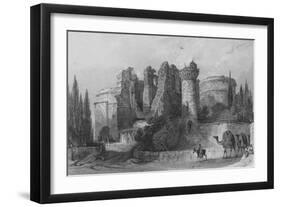 Remains of the Church of St John, Pergamus, Asia Minor-Thomas Allom-Framed Giclee Print