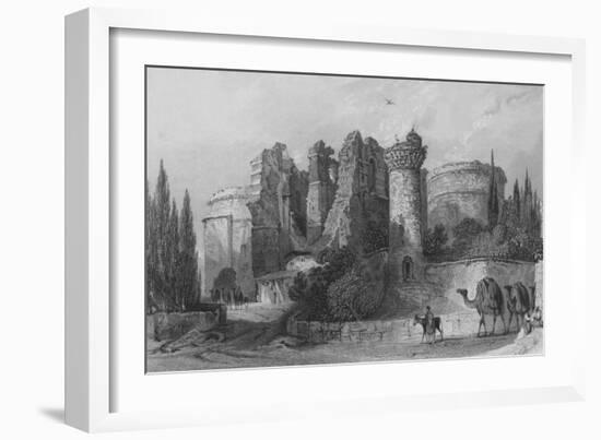 Remains of the Church of St John, Pergamus, Asia Minor-Thomas Allom-Framed Giclee Print