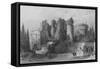 Remains of the Church of St John, Pergamus, Asia Minor-Thomas Allom-Framed Stretched Canvas
