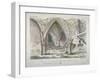 Remains of the Church of St Martin's Le Grand, City of London, 1815-Thomas Prattent-Framed Giclee Print
