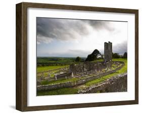 Remains of the Church on St Patrick's Hill, Slane, Co Meath, Ireland-null-Framed Photographic Print