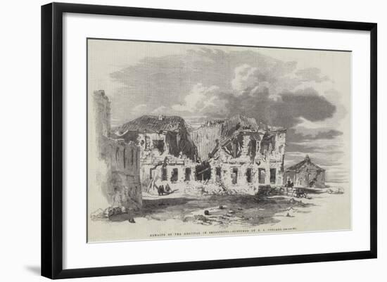 Remains of the Hospital in Sebastopol-Edward Angelo Goodall-Framed Giclee Print