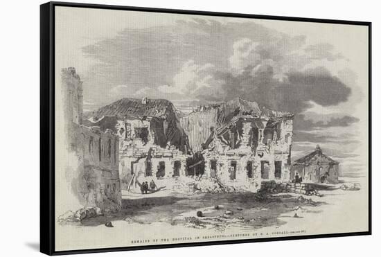 Remains of the Hospital in Sebastopol-Edward Angelo Goodall-Framed Stretched Canvas