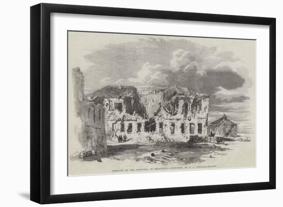 Remains of the Hospital in Sebastopol-Edward Angelo Goodall-Framed Giclee Print