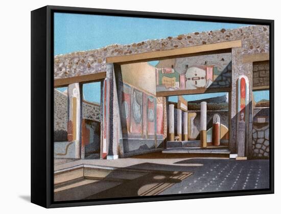 Remains of the House of the Banker Lucius Caecilius Iucundus, Pompeii-null-Framed Stretched Canvas