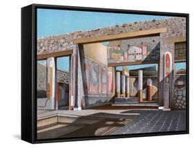 Remains of the House of the Banker Lucius Caecilius Iucundus, Pompeii-null-Framed Stretched Canvas