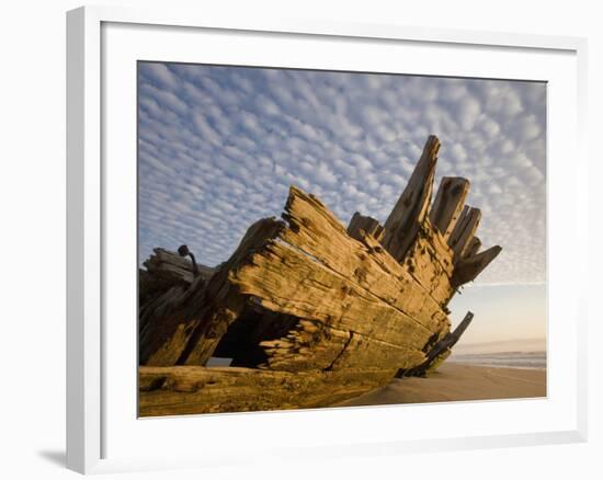 Remains of the Shipwrecked Fishing Boat, Skeleton Coast Wilderness, Namibia-Paul Souders-Framed Photographic Print