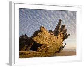 Remains of the Shipwrecked Fishing Boat, Skeleton Coast Wilderness, Namibia-Paul Souders-Framed Photographic Print