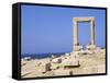 Remains of the Temple of Apollo, Near Naxos Town, Island of Naxos, Cyclades, Greece-Richard Ashworth-Framed Stretched Canvas