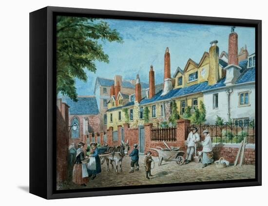 Remains of the Vicars College, Exeter-George Townsend-Framed Stretched Canvas