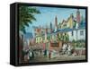 Remains of the Vicars College, Exeter-George Townsend-Framed Stretched Canvas