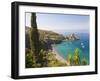 Remains of the Watchtower, Carpino Bay, Scalea, Calabria-Peter Adams-Framed Photographic Print