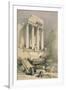 Remains of the Western Portico, Baalbec-David Roberts-Framed Giclee Print