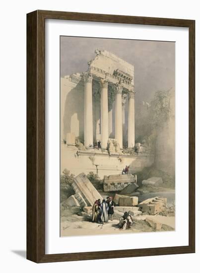 Remains of the Western Portico, Baalbec-David Roberts-Framed Giclee Print