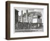 Remains of Thomas Pope's House, Mill Lane, Bermondsey, London, 1808-John Chessell Buckler-Framed Giclee Print