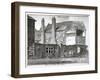 Remains of Thomas Pope's House, Mill Lane, Bermondsey, London, 1808-John Chessell Buckler-Framed Giclee Print