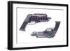 Reman Prop Pistols, Made for 'Star Trek: Nemesis', C.2002-null-Framed Giclee Print