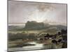 Remarkable Hills, Upper Missouri, Plate 34, Travels in the Interior of North America-Karl Bodmer-Mounted Giclee Print