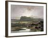 Remarkable Hills, Upper Missouri, Plate 34, Travels in the Interior of North America-Karl Bodmer-Framed Giclee Print