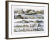 Remarkable Hills, Upper Missouri, Plate 35, Travels in the Interior of North America-Karl Bodmer-Framed Giclee Print