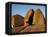 Remarkable Rocks formation in Flinders Chase National Park-Paul Souders-Framed Stretched Canvas