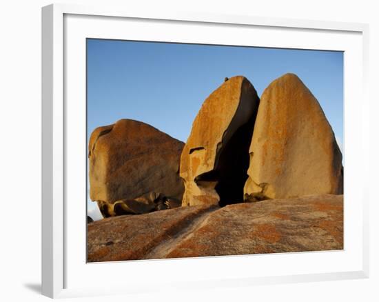 Remarkable Rocks formation in Flinders Chase National Park-Paul Souders-Framed Photographic Print