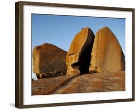 Remarkable Rocks formation in Flinders Chase National Park-Paul Souders-Framed Photographic Print