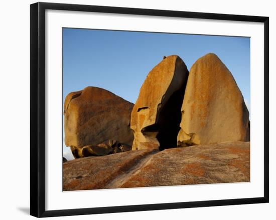 Remarkable Rocks formation in Flinders Chase National Park-Paul Souders-Framed Photographic Print