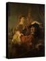 Rembrandt and Saskia in the Parable of the Prodigal Son, C. 1635-Rembrandt van Rijn-Stretched Canvas