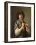 Rembrandt as Shepherd with Staff and Flute, 1636-Govaert Flinck-Framed Giclee Print