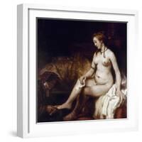 Rembrandt: Bathsheba, 1654-Rembrandt van Rijn-Framed Giclee Print