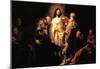 Rembrandt Christ Shows His Wound Art Print Poster-null-Mounted Poster