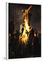 Rembrandt Crucifixion Art Print Poster-null-Framed Poster