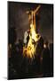 Rembrandt Crucifixion Art Print Poster-null-Mounted Poster