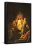 Rembrandt Doubting Thomas Art Print Poster-null-Framed Poster