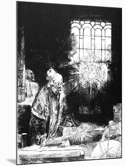 Rembrandt: Faust, 1652-Rembrandt van Rijn-Mounted Giclee Print