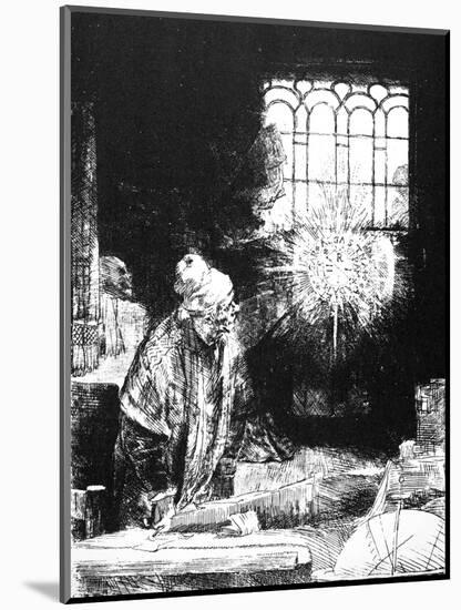 Rembrandt: Faust, 1652-Rembrandt van Rijn-Mounted Giclee Print