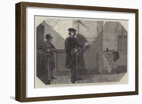 Rembrandt Going to the Anatomical Lecture-Christoffel Bisschop-Framed Giclee Print