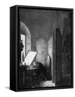 Rembrandt in Studio-null-Framed Stretched Canvas
