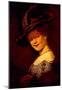 Rembrandt Portrait of Saskia van Uijlenburgh Art Print Poster-null-Mounted Poster