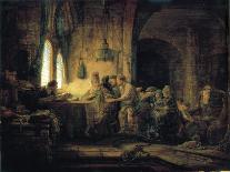 The return of the prodigal son (detail)-Rembrandt Rembrandt-Giclee Print