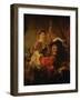 Rembrandt (Self-Portrait) and Saskia in the Parable of the Prodigal Son, 1635-39-Rembrandt van Rijn-Framed Giclee Print