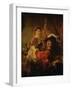 Rembrandt (Self-Portrait) and Saskia in the Parable of the Prodigal Son, 1635-39-Rembrandt van Rijn-Framed Giclee Print