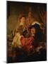 Rembrandt (Self-Portrait) and Saskia in the Parable of the Prodigal Son, 1635-39-Rembrandt van Rijn-Mounted Giclee Print